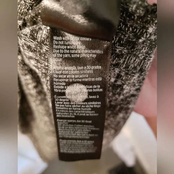 Topshop Grey Heather Mock Neck Dress - Picture 2 of 7